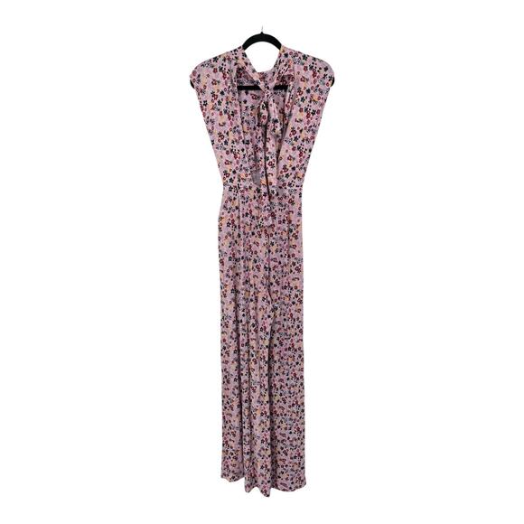 Free People Jumpsuit Vibe check tie waist size Small S - Picture 6 of 9